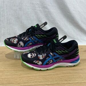 Asics Gel Cumulus 21 Day Of The Dead Multicolor Running Shoes Women’s Size 8